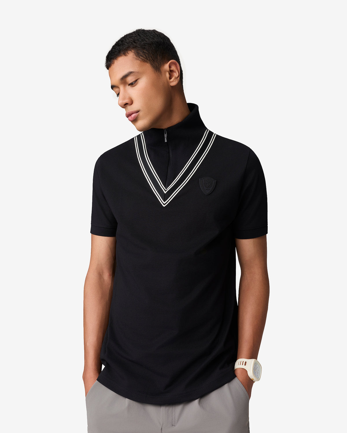 Cricket Club Polo - Black