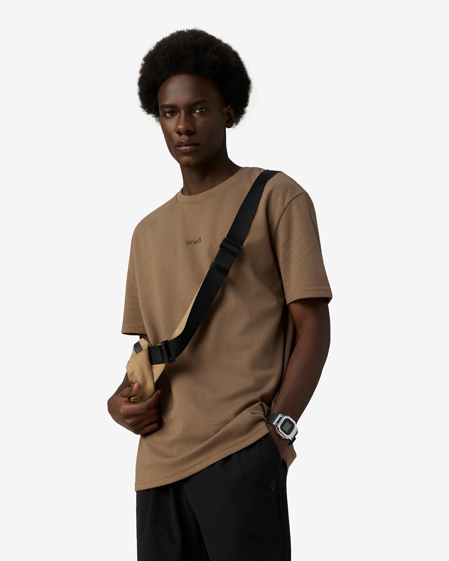 Sonic Boom Reflective T-Shirt - Brown