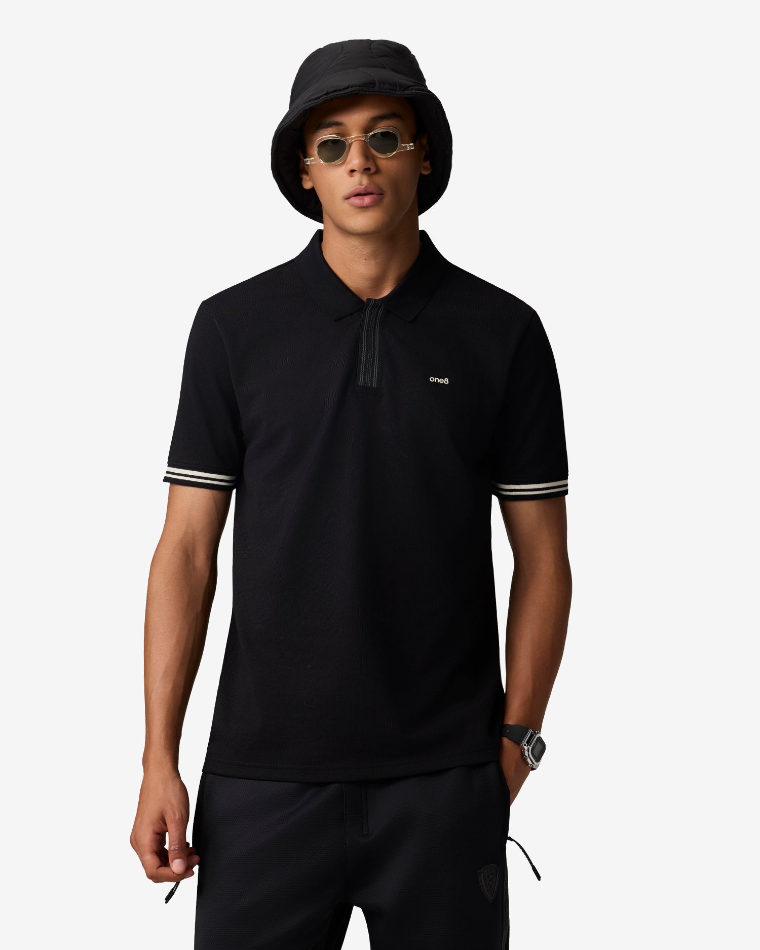 Seam XVIII Polo Black