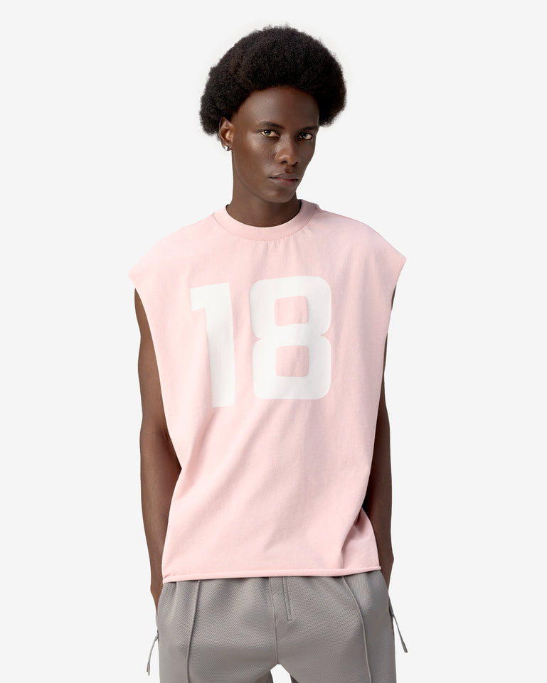 one8 Washed Tank Tee - Pink