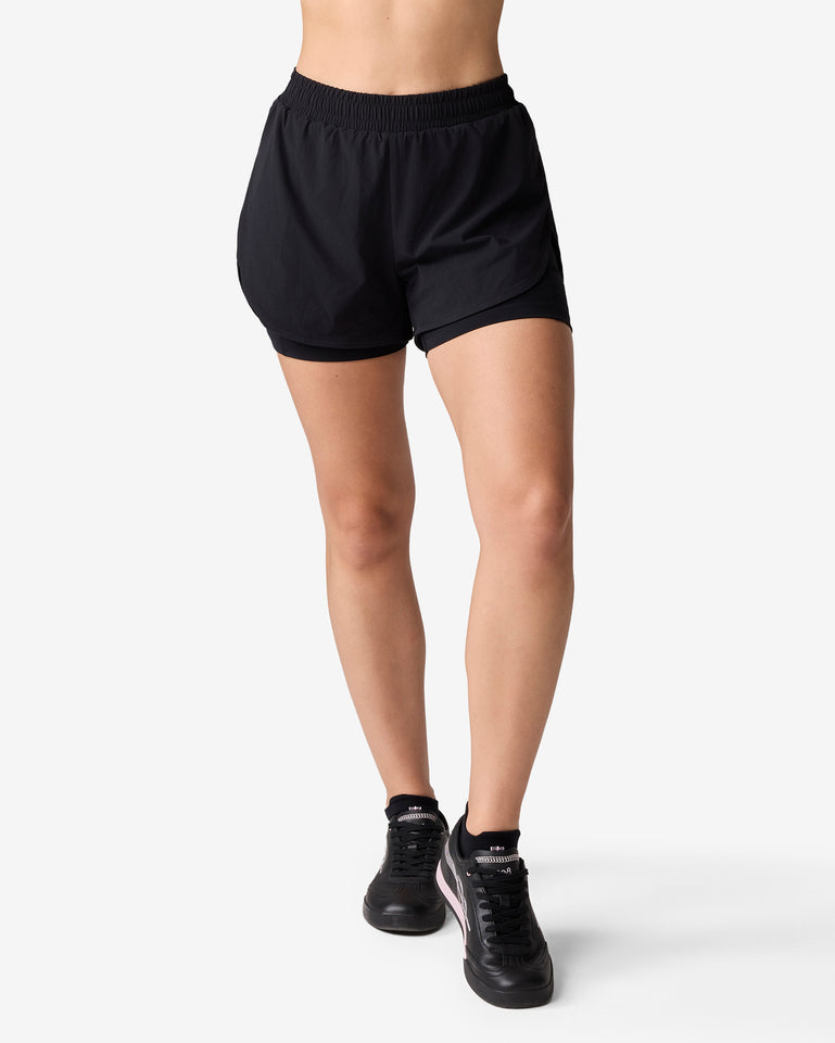 Swift 2-in-1 Woven Shorts Black Beauty