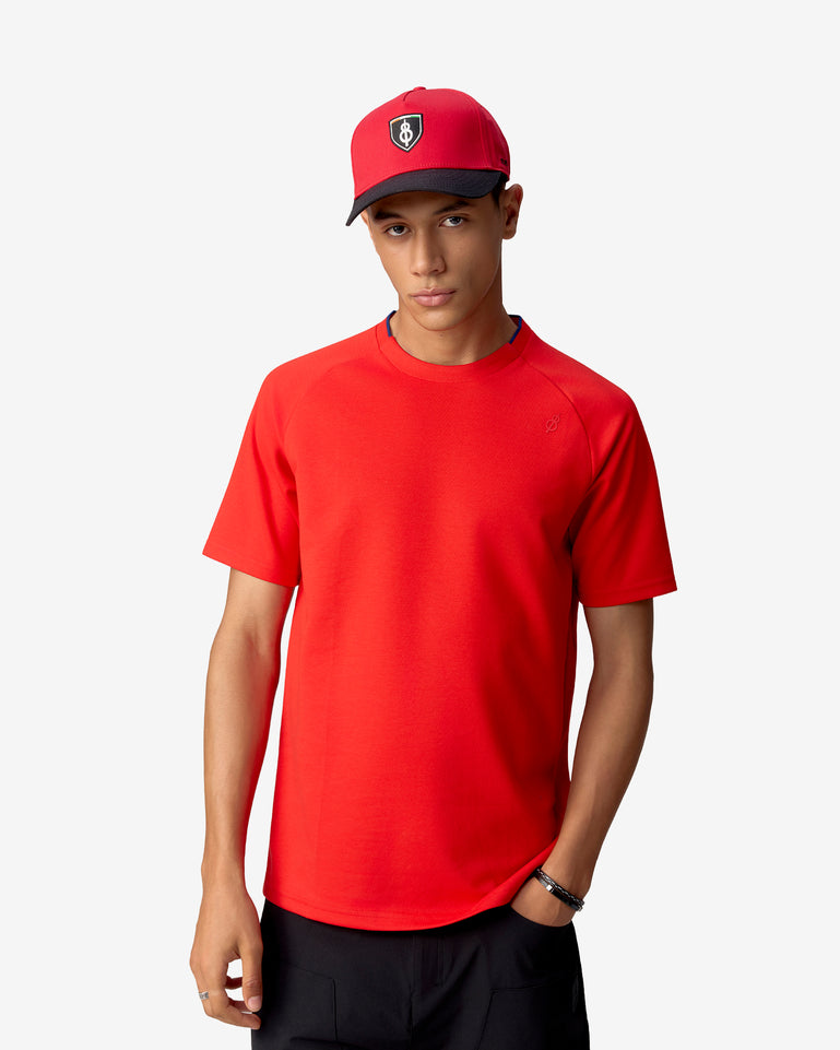 Reset Raglan Tee - Red