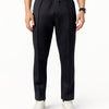 Pin Tuck Track Pants - Black