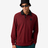 Strike Crest Full Sleeves Polo - Maroon