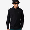Strike Crest Full Sleeves Polo - Black