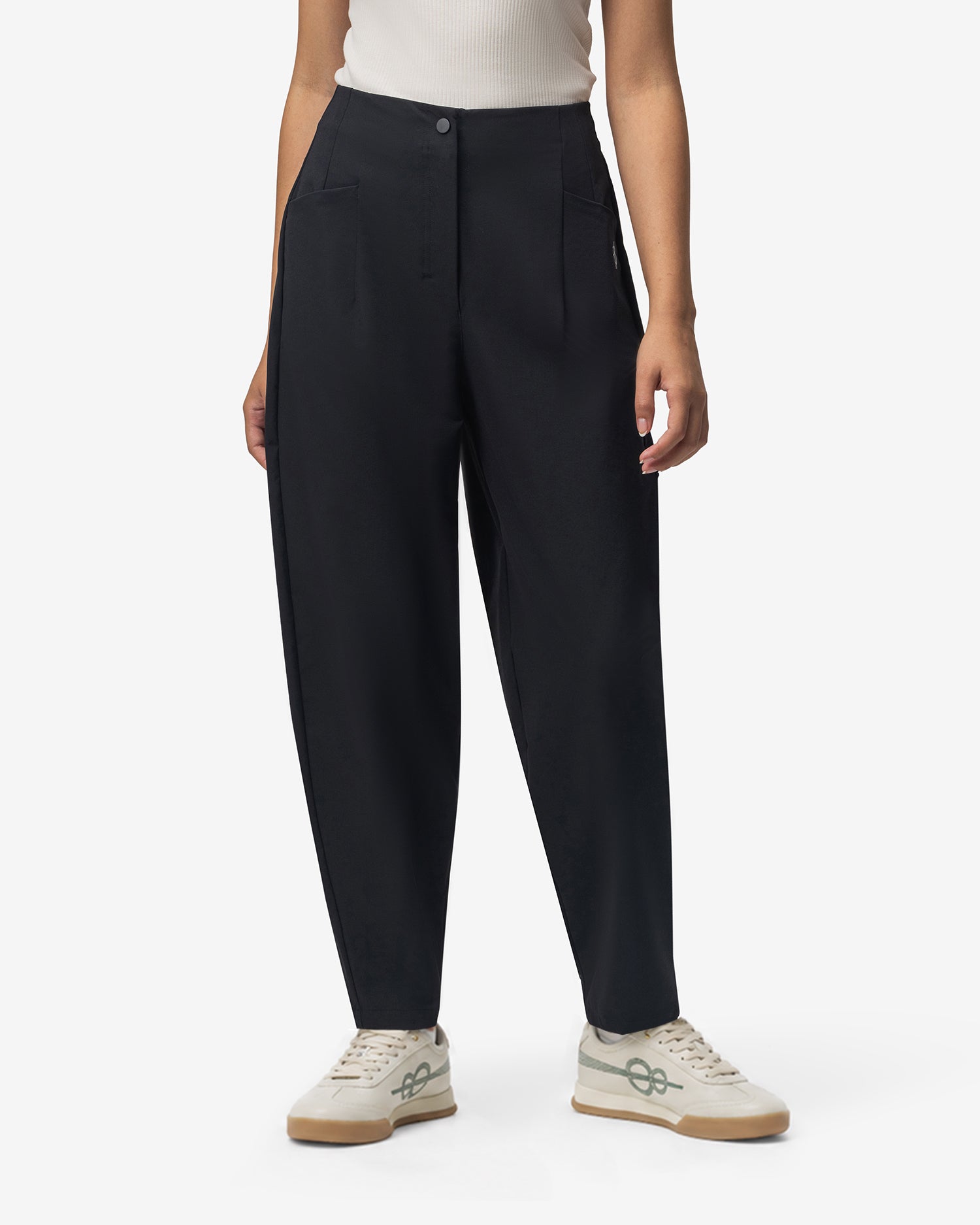 Pin High Balloon Pants - Black