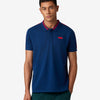 Seam Stitch Polo Blue