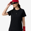 Essentials Ribbed Tee - Black