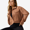 Pin High Trucker Jacket Mocha Mousse