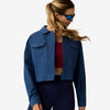 Pin High Trucker Jacket Dark Denim
