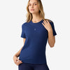 Essentials Ribbed Tee - Blue