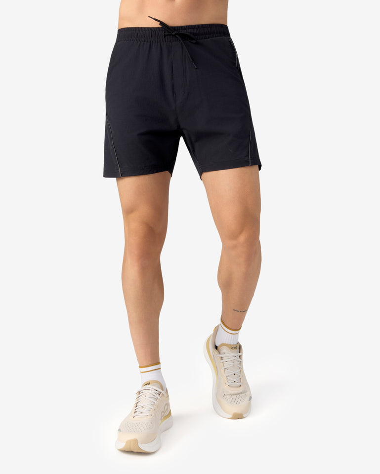 Sonic Curve Woven Shorts Black Beauty