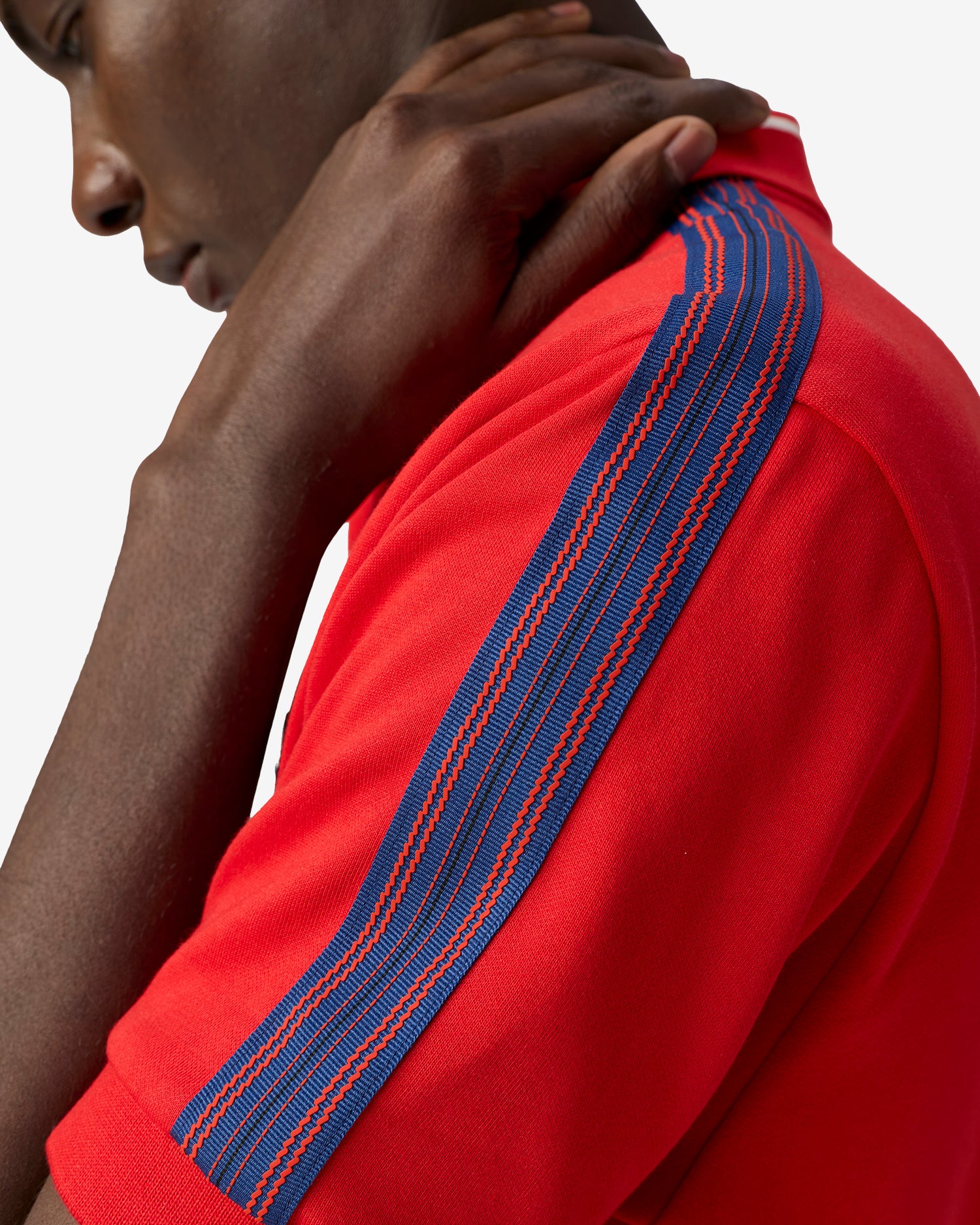 Seam Stitch Polo - Red