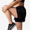 Swift 2-in-1 Woven Shorts Black Beauty