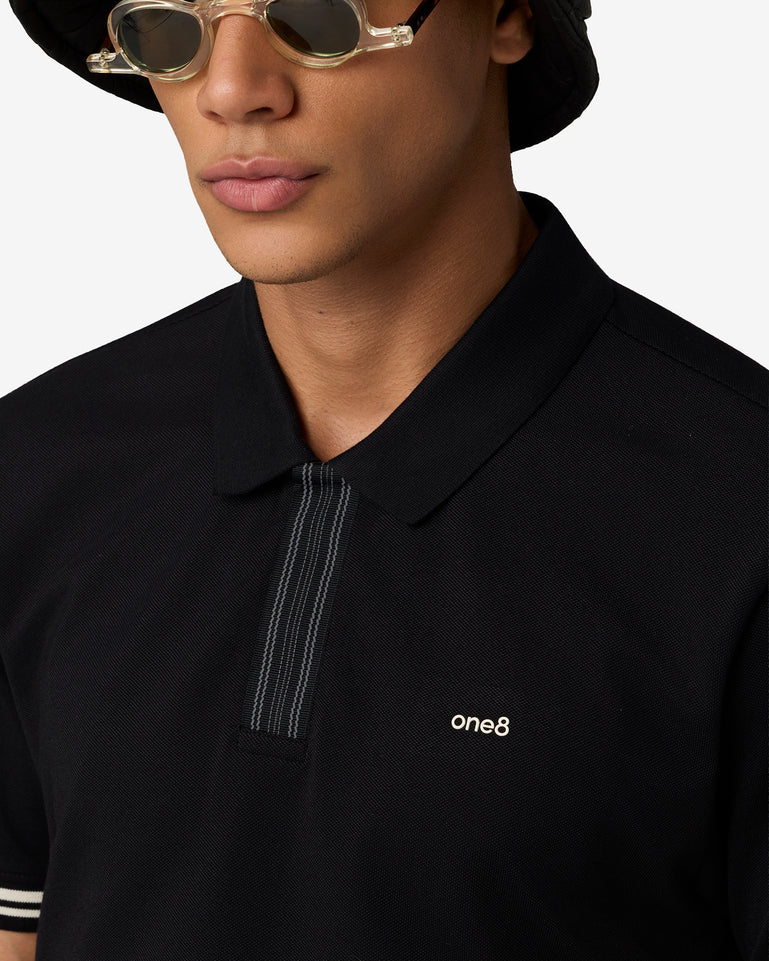 Seam XVIII Polo Black
