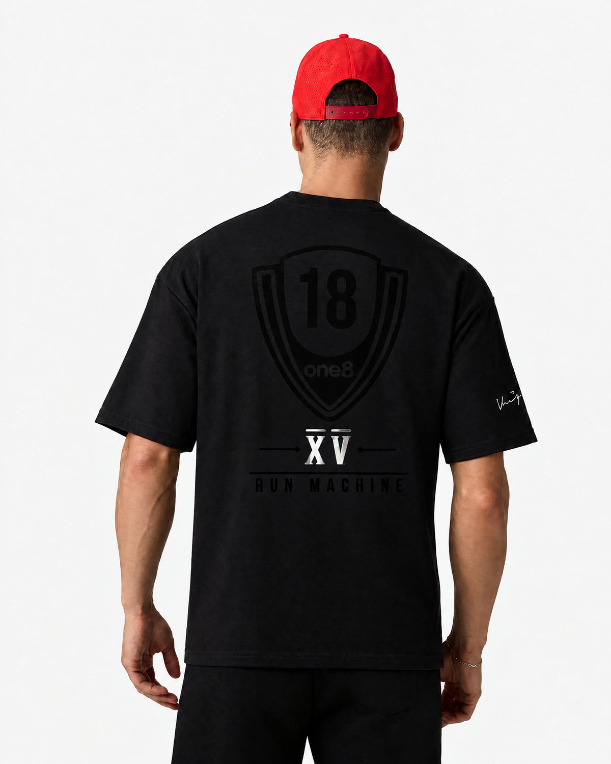 15K Run Machine Tee - Black