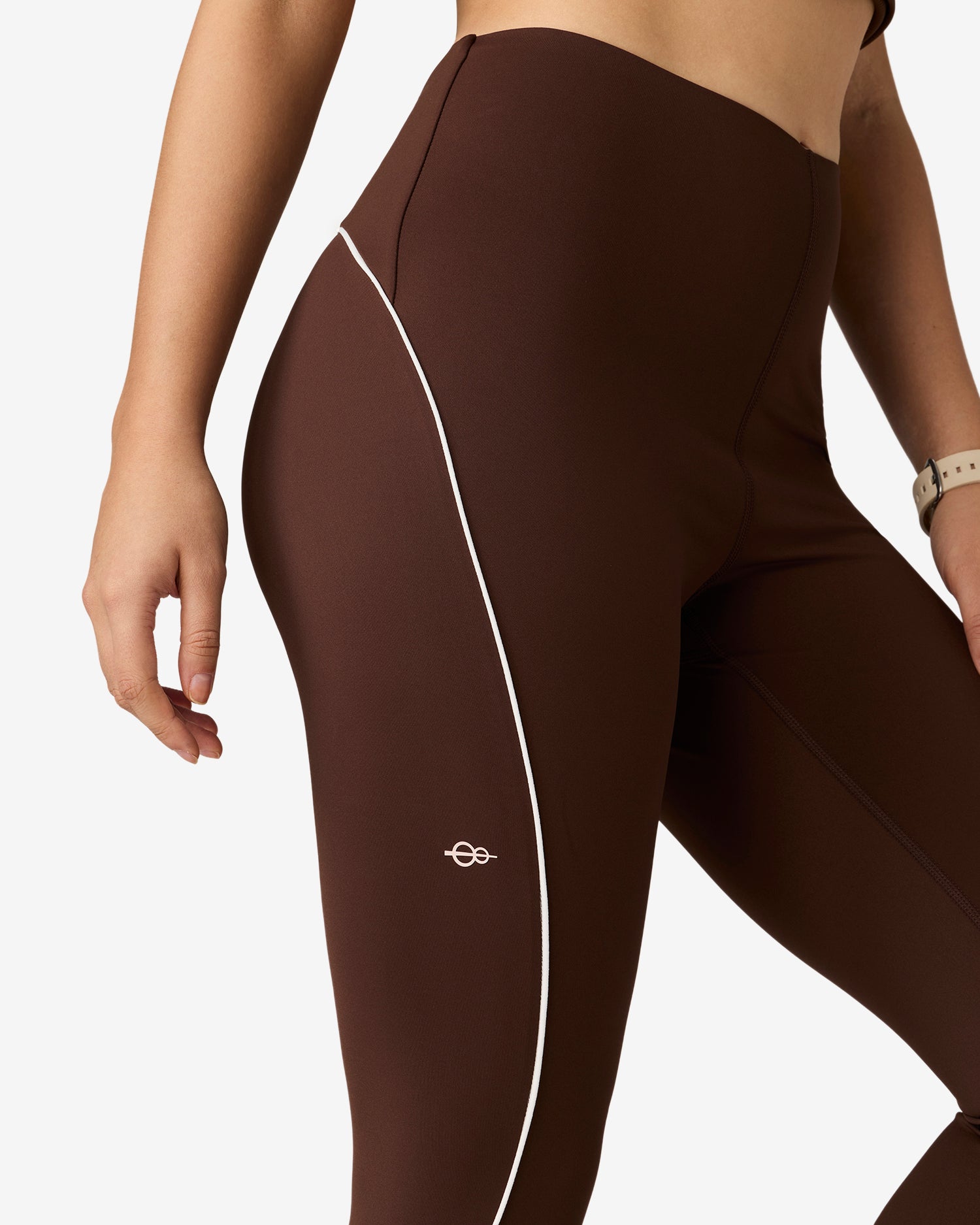 Sonic Curve Leggings - Brown