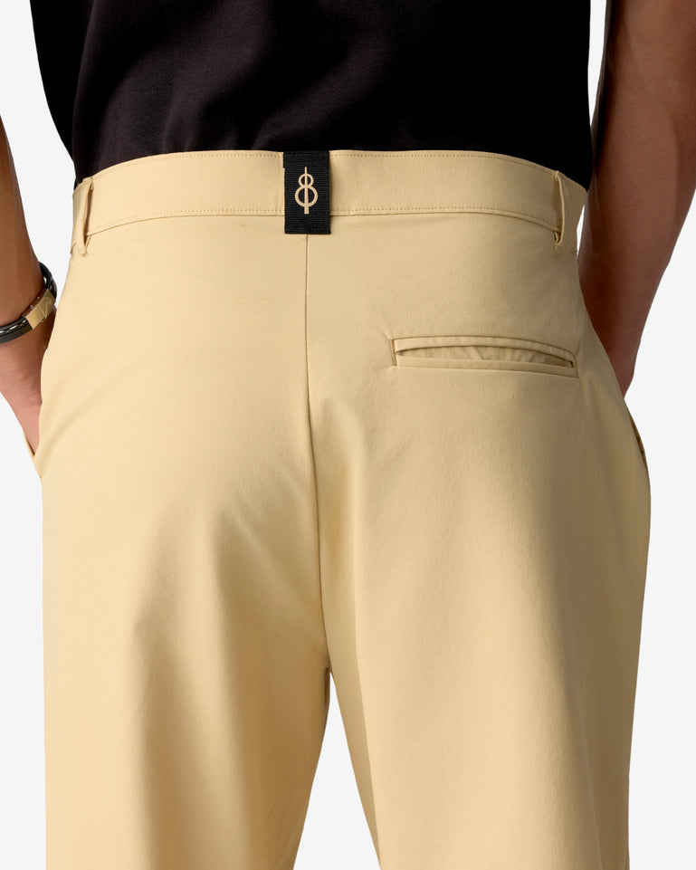 Pin High Pants - Beige