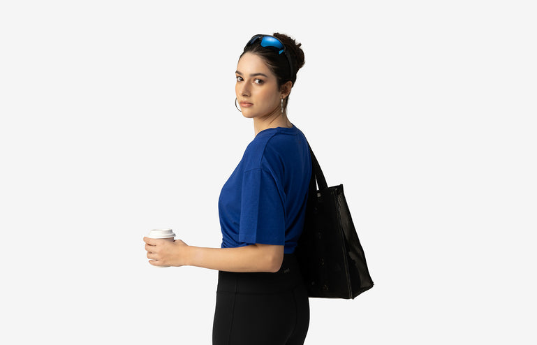 Essentials Bamboo Tee - Blue