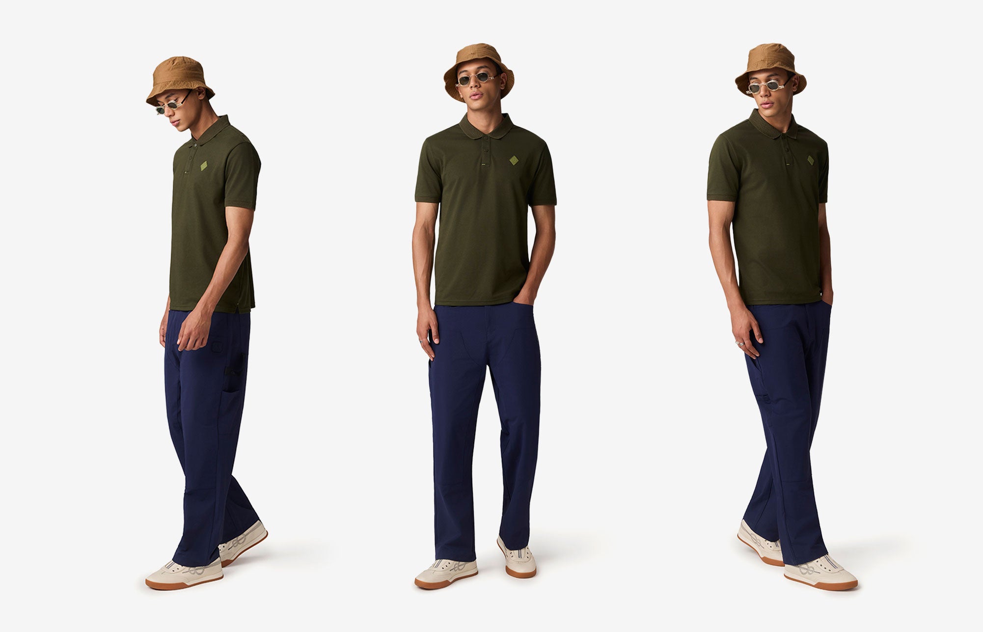 Dobby Collar Polo - Green