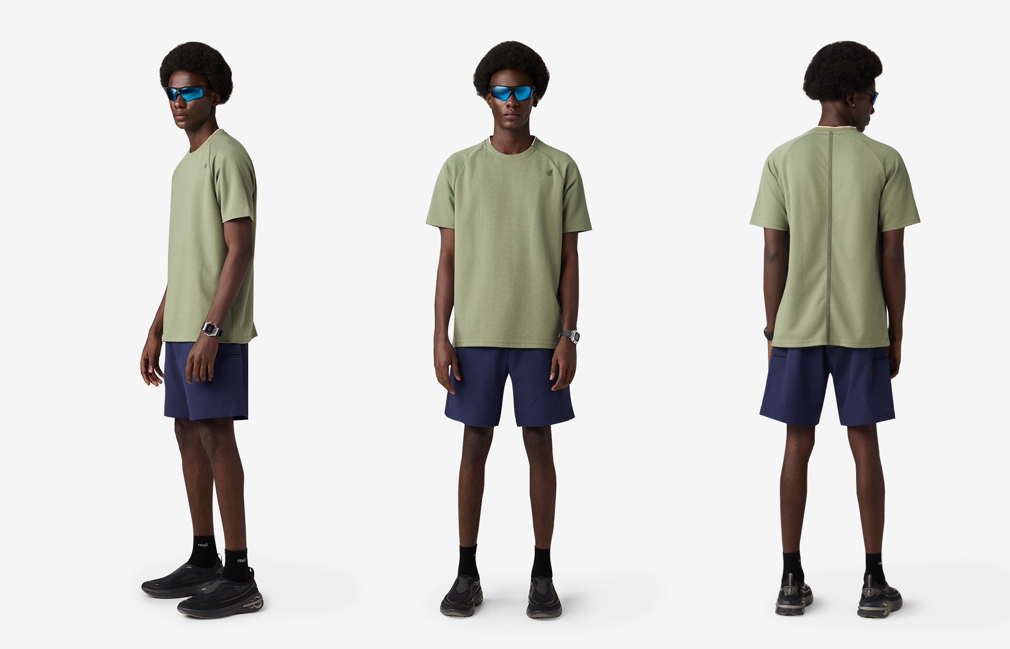 Reset Raglan Tee - Green