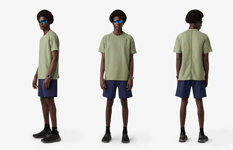 Reset Raglan Tee - Green