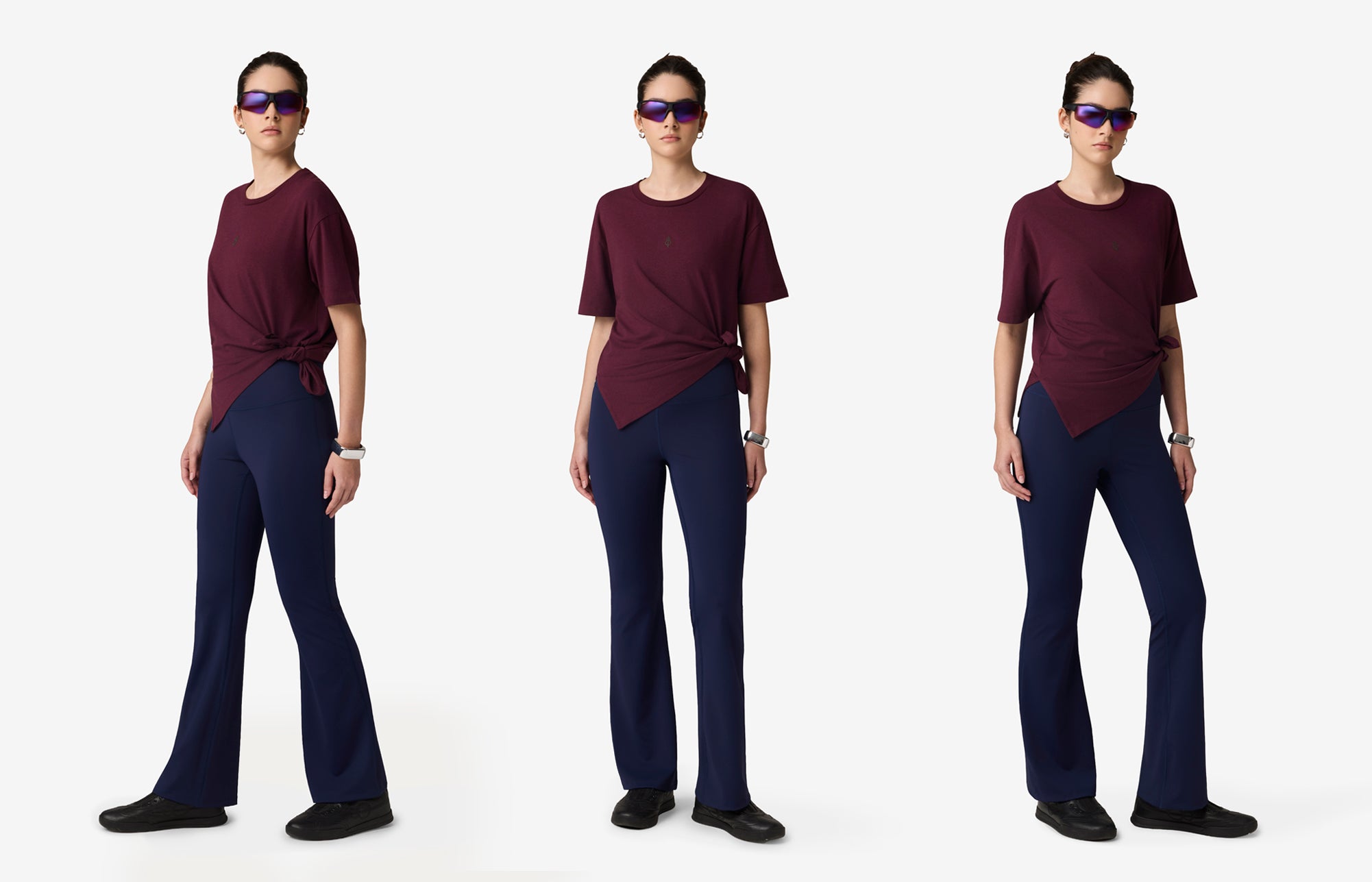Essentials Bamboo Tee - Maroon