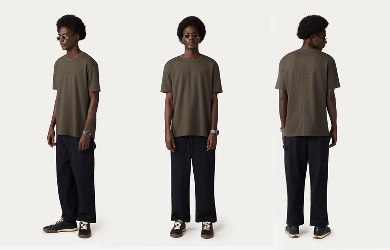 Sonic Boom Reflective T-Shirt - Grey Brown