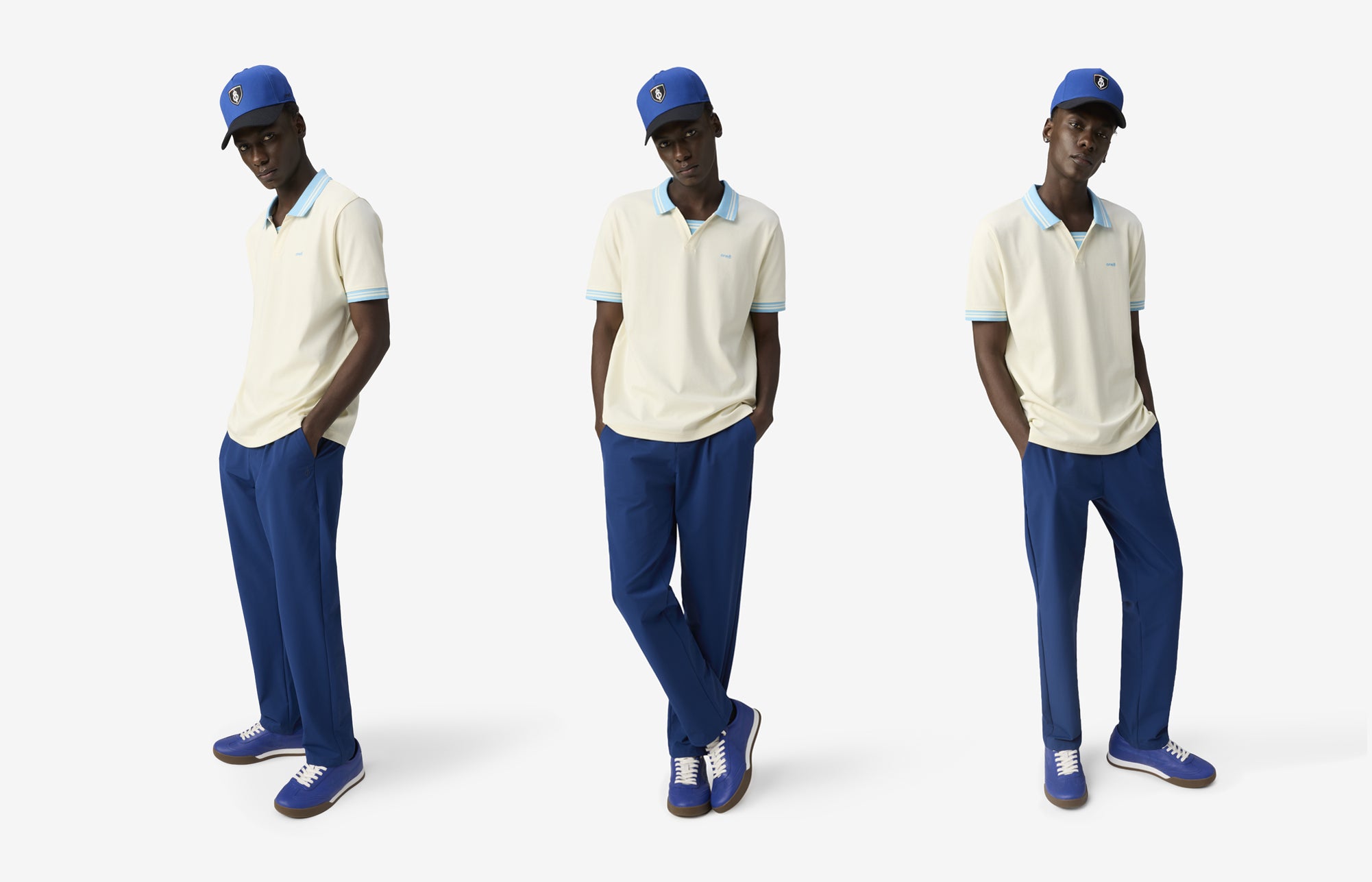 Jonny Collar Polo White