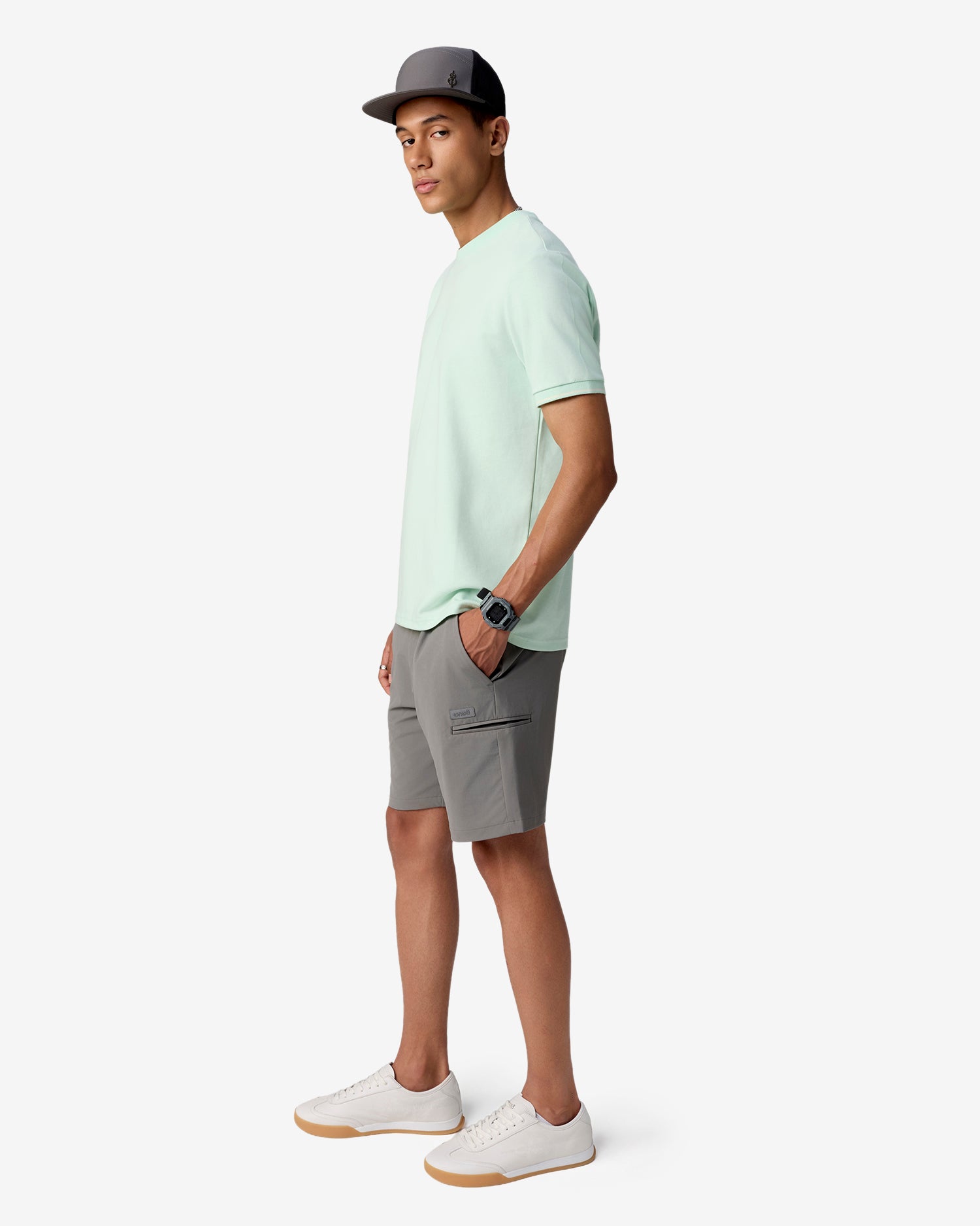 Technical Shorts Steel Grey