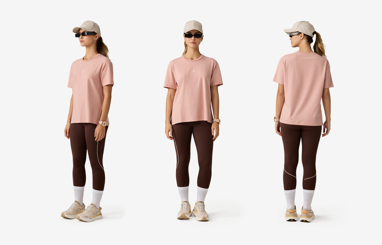 Essentials Bamboo Tee - Pink