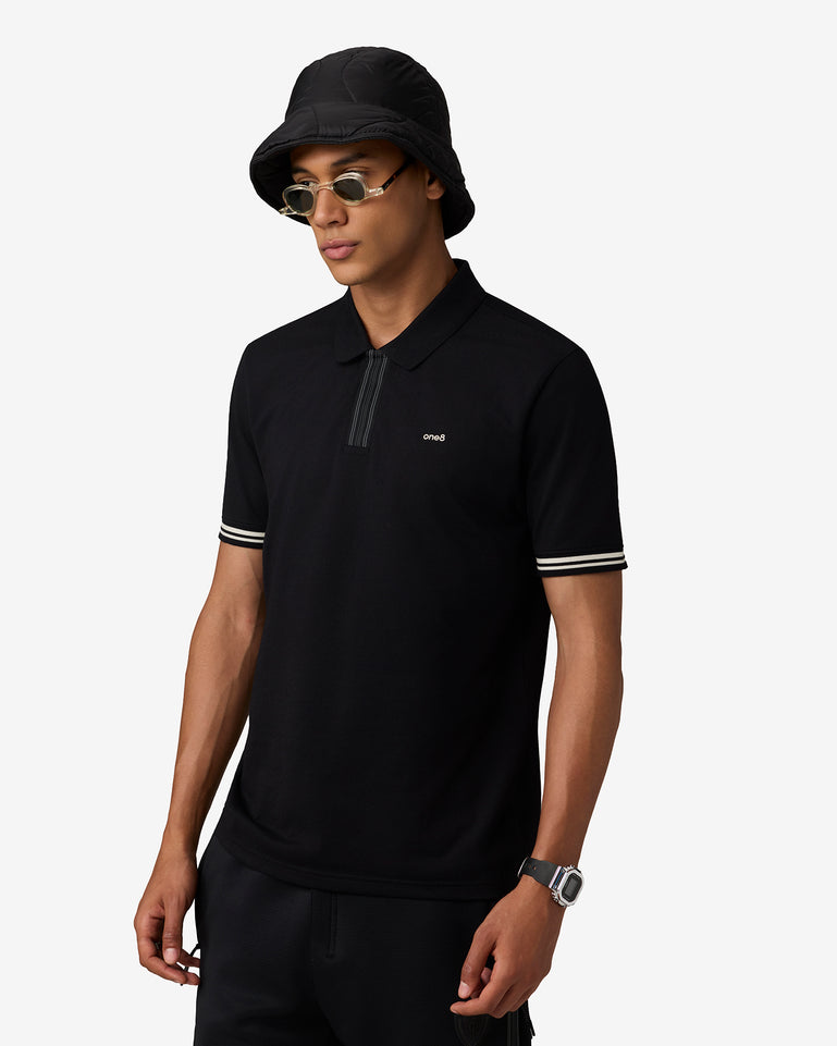 Seam XVIII Polo Black