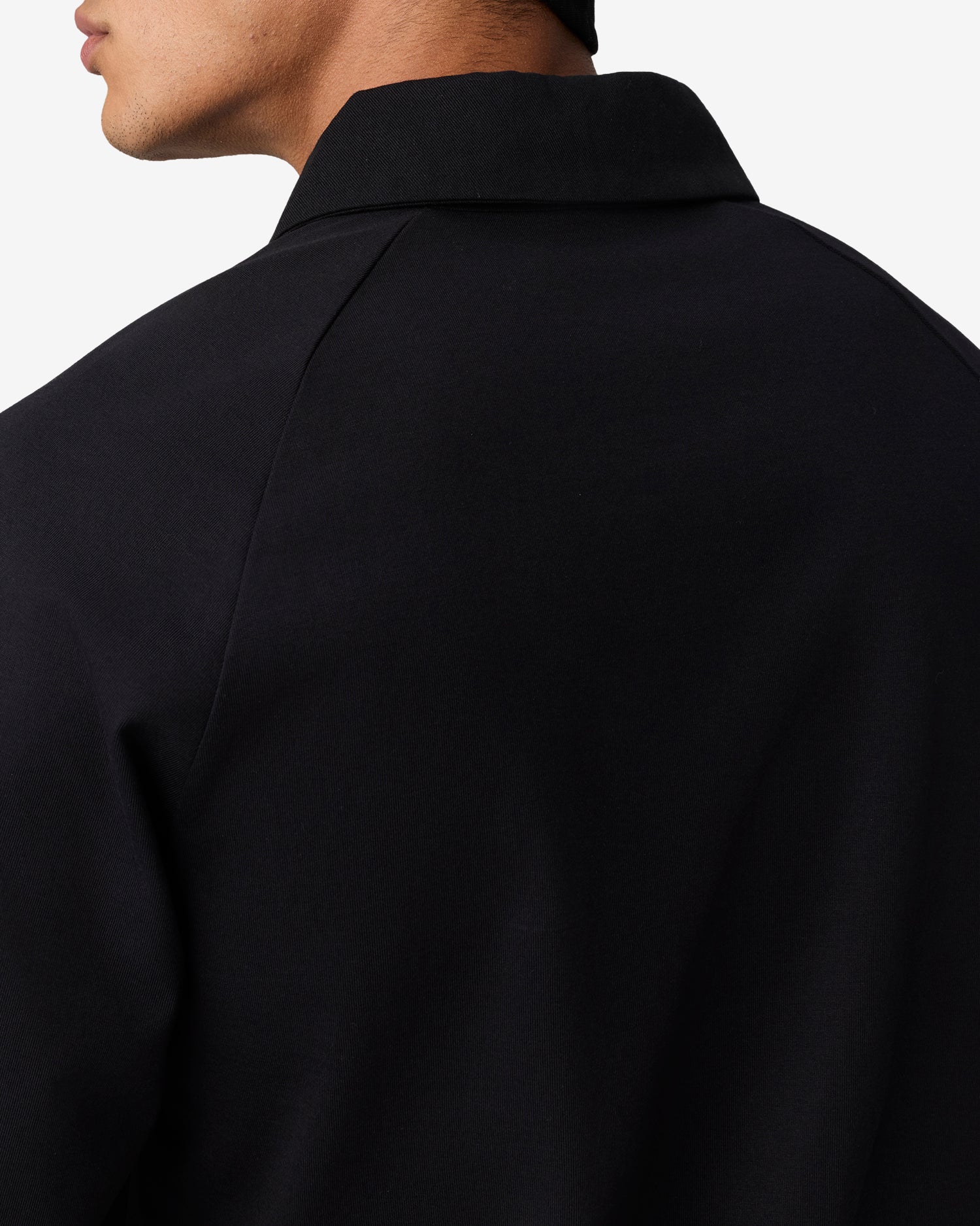 Strike Crest Full Sleeves Polo - Black