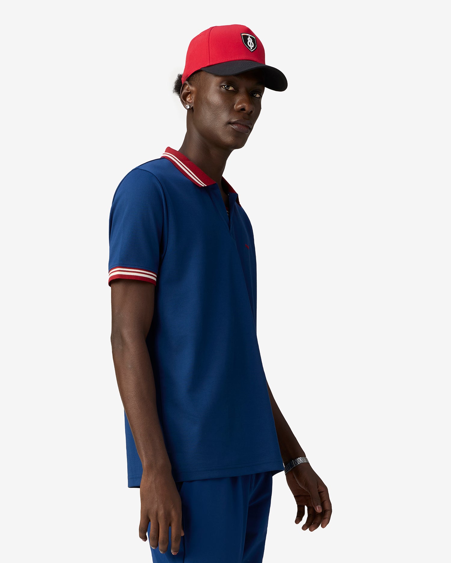 Jonny Collar Polo Blue