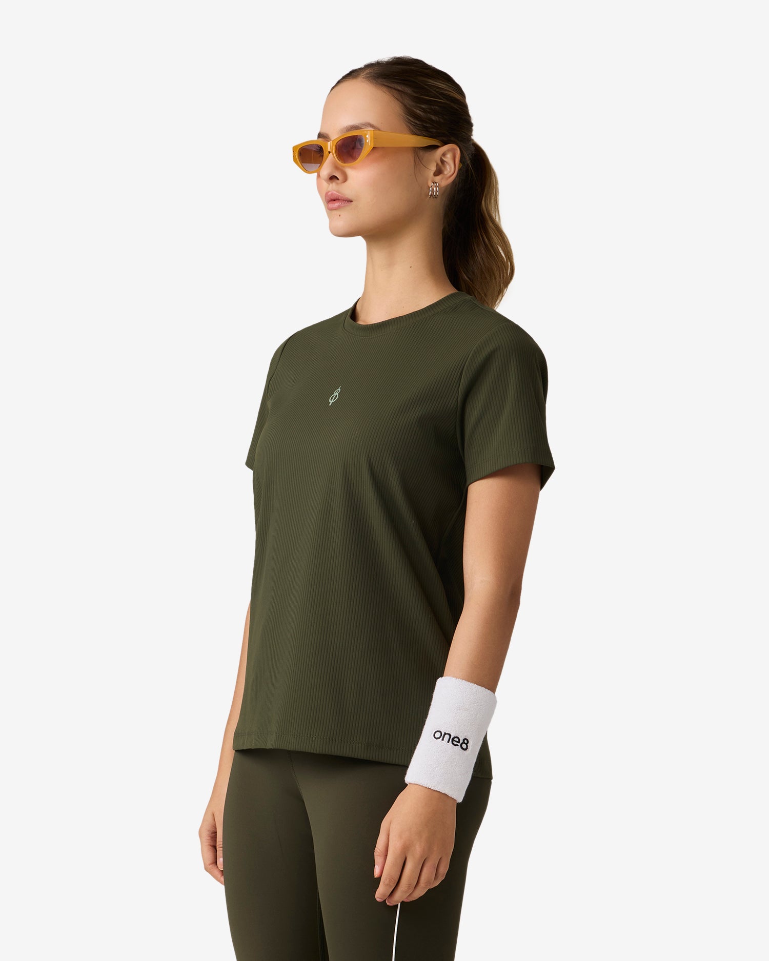 Essentials Ribbed Tee - Green