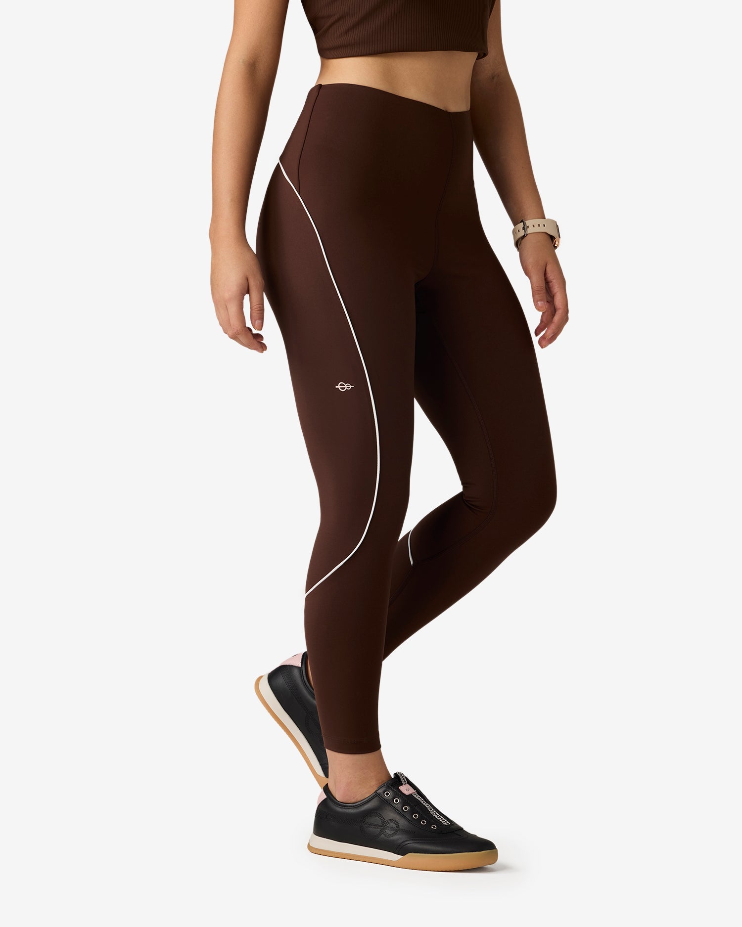 Sonic Curve Leggings - Brown