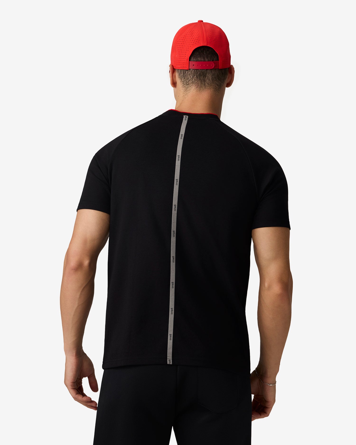 Reset Raglan Tee Black