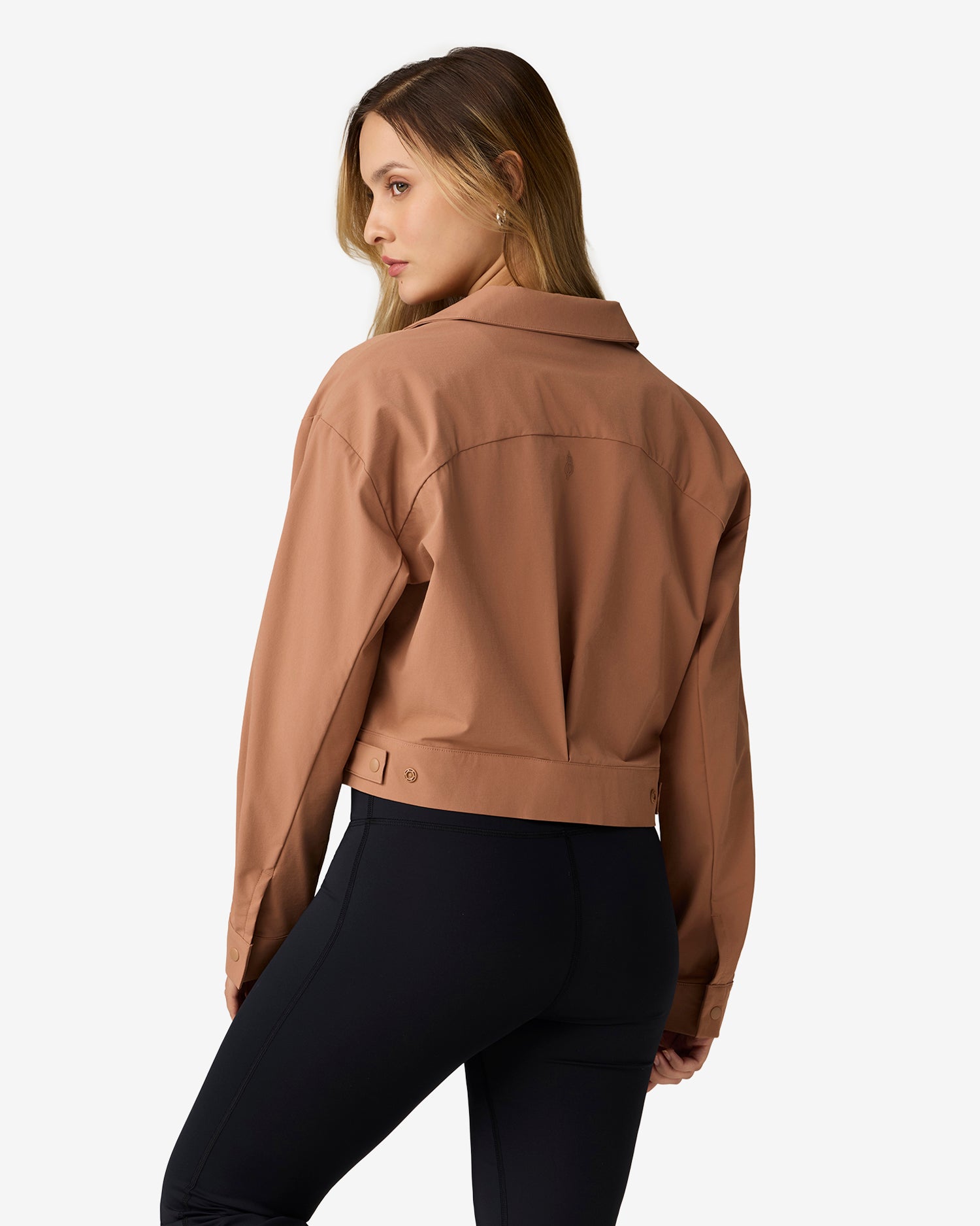 Pin High Trucker Jacket Mocha Mousse