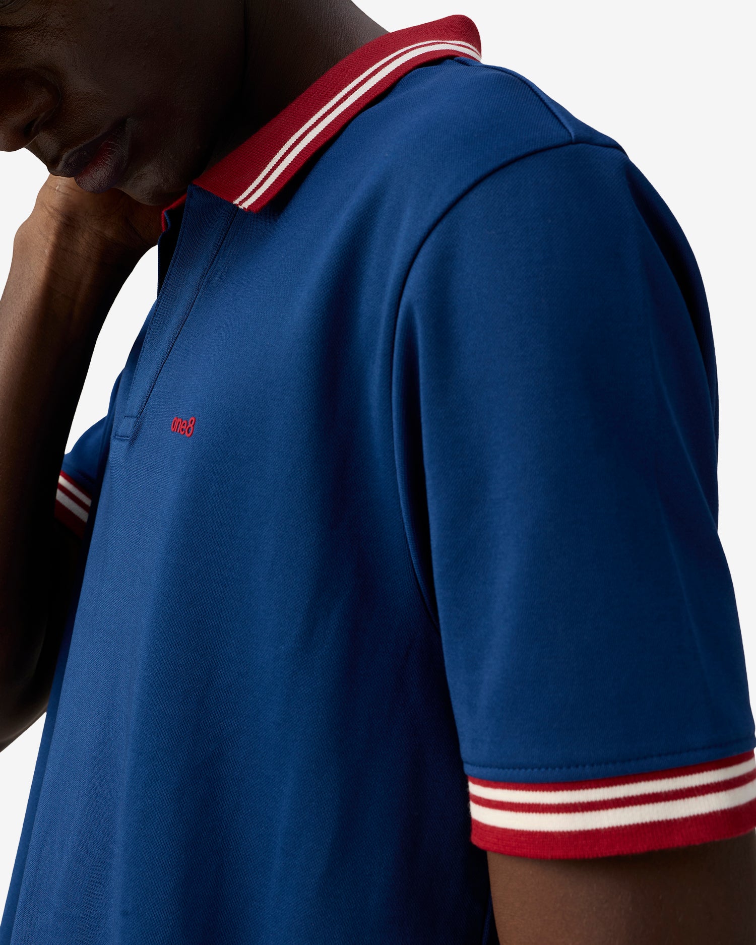 Jonny Collar Polo Blue