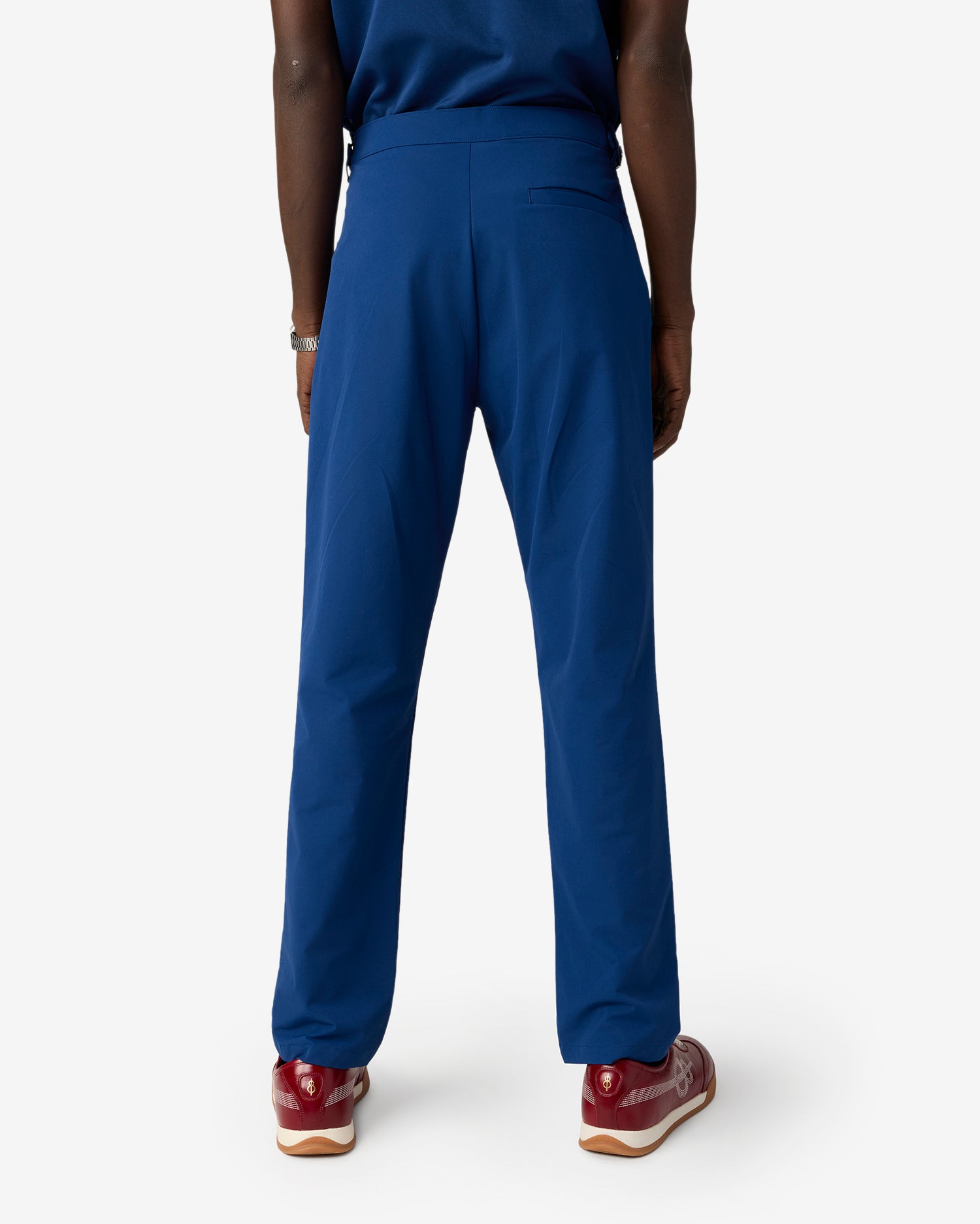 Vintage Buckle Pants - Blue