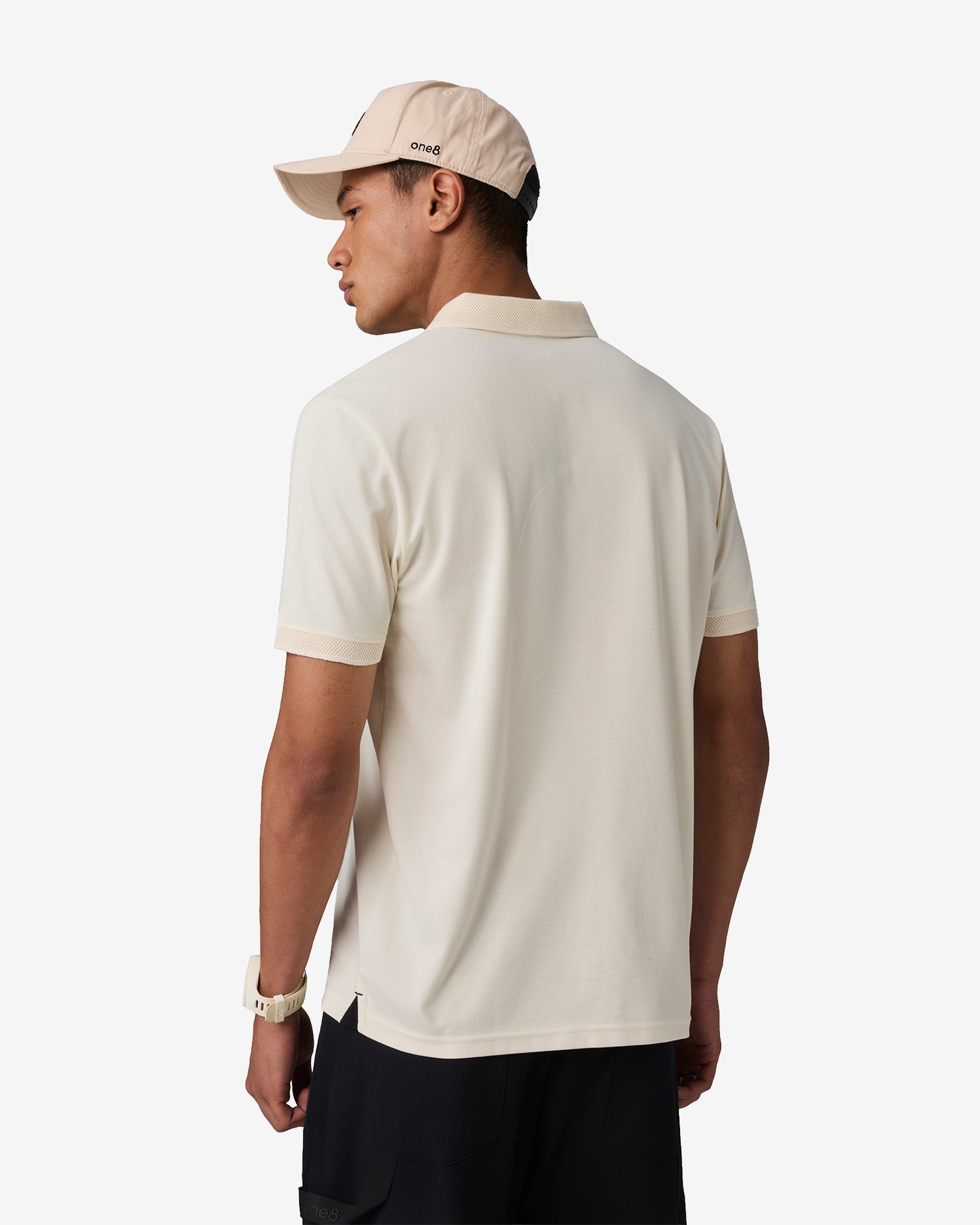 Dobby Collar Polo - Off White
