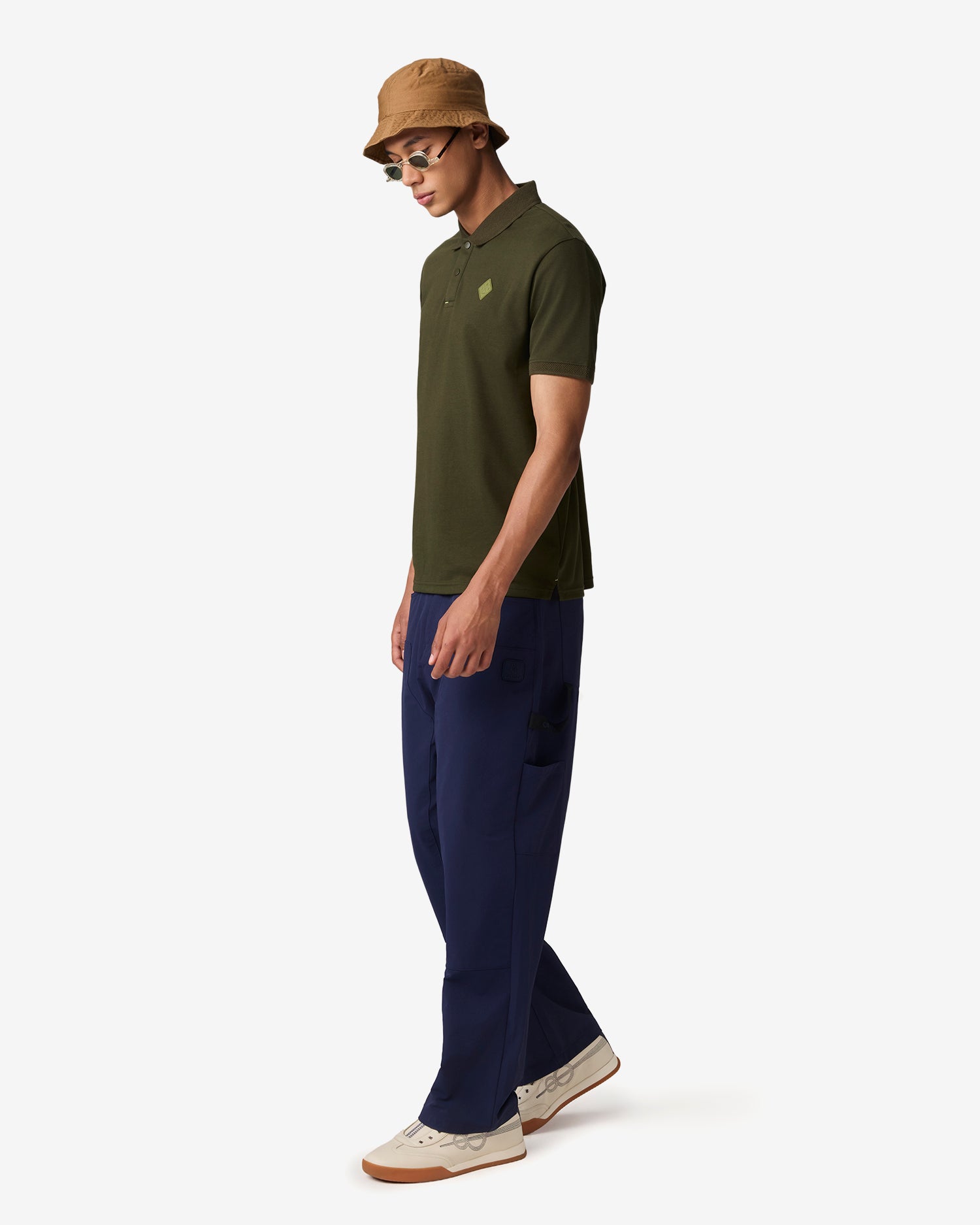Dobby Collar Polo - Green