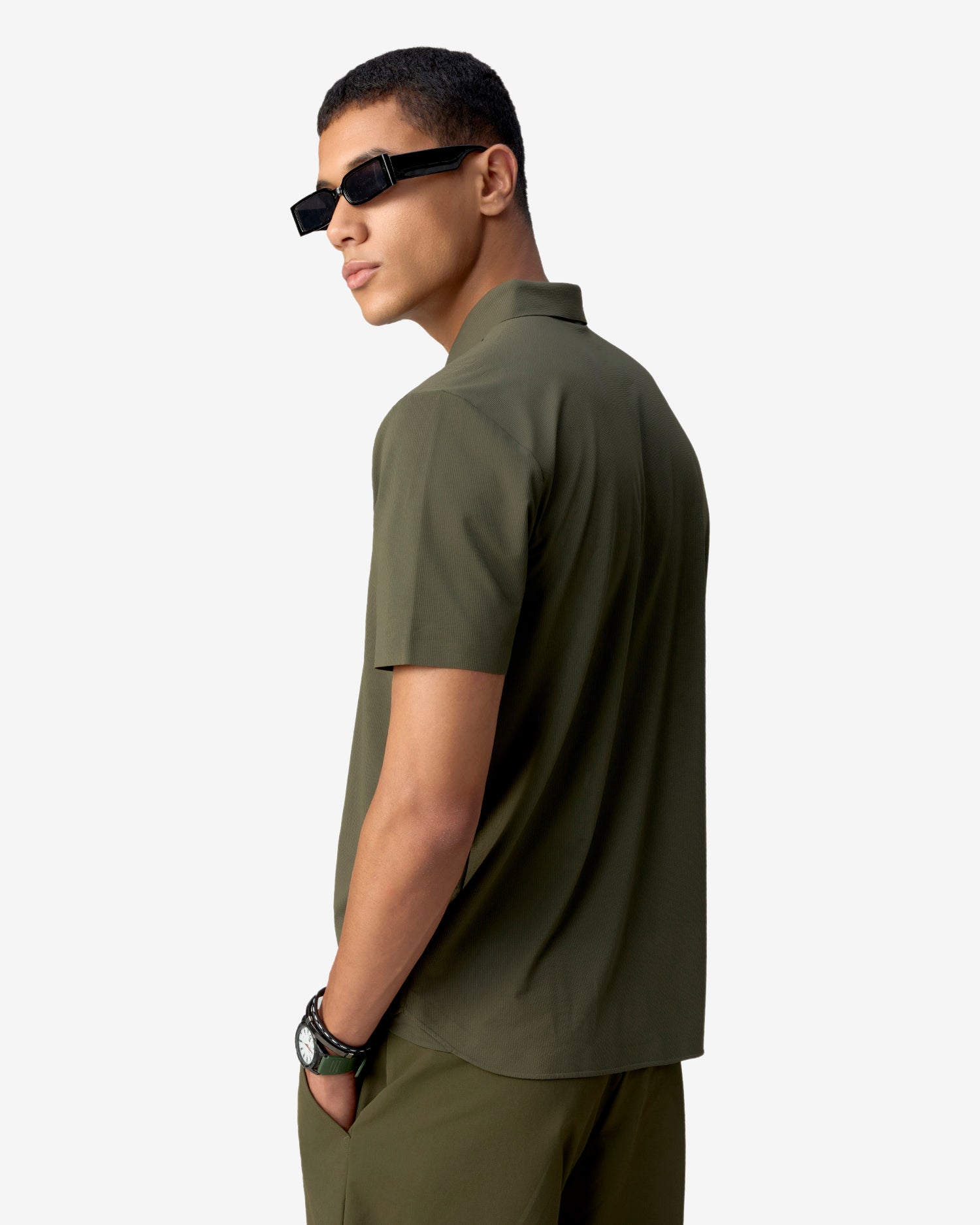 HT Tape Polo Forest Night