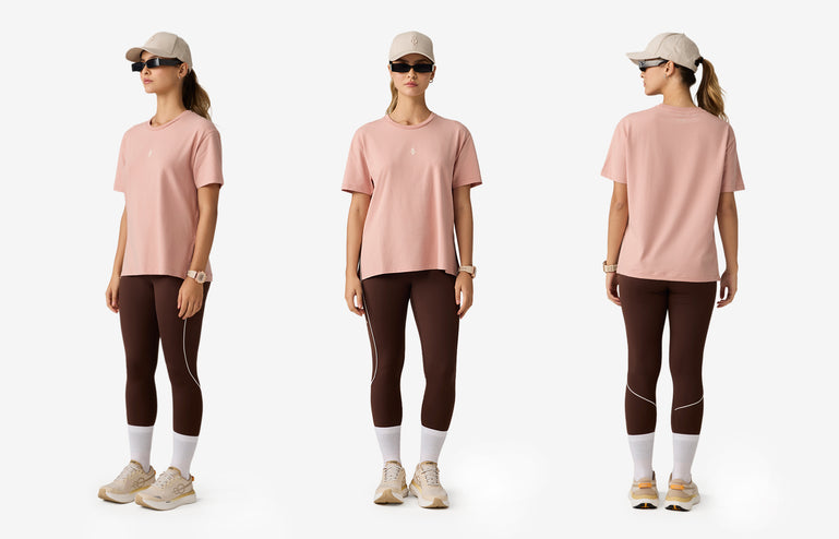 Essentials Bamboo Tee - Pink