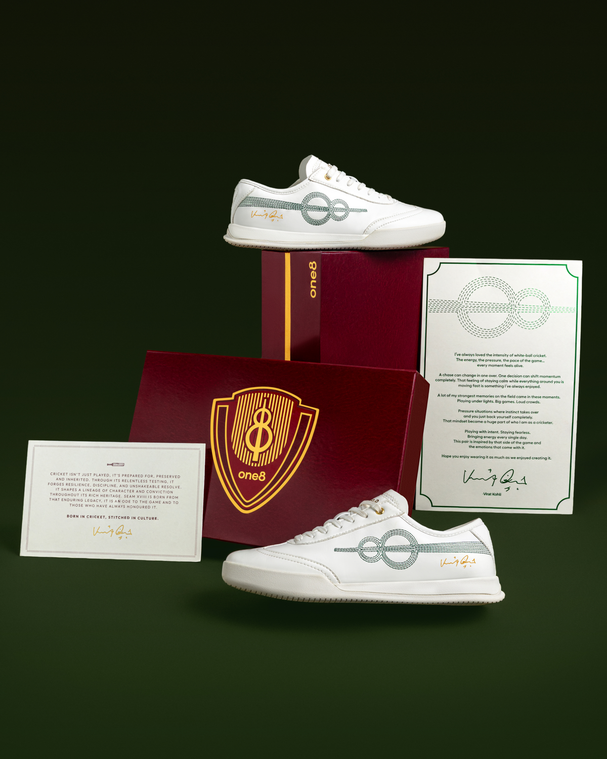 Seam XVIII Signature Classic White - Green Dew
