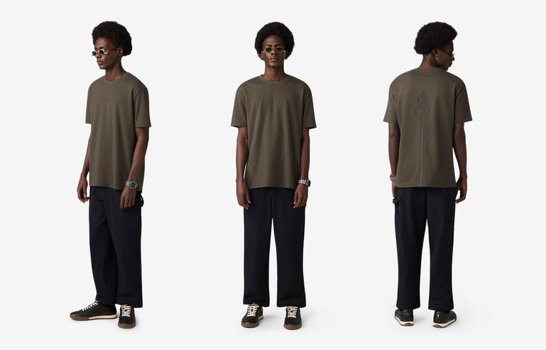 Sonic Boom Reflective T-Shirt - Grey Brown