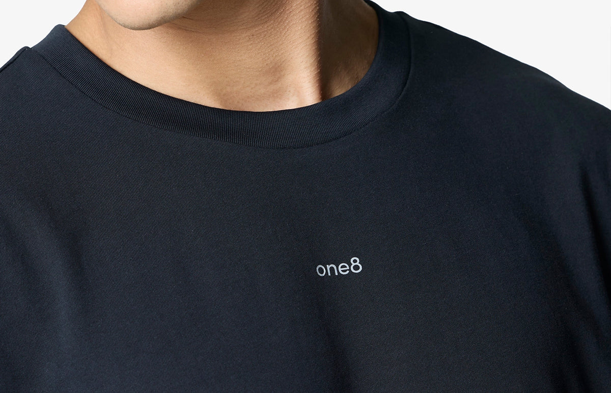 Signature Back Circle Tee - Black