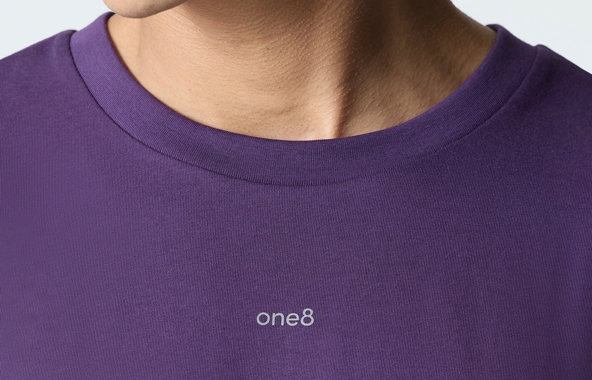 Signature Back Circle Tee - Purple