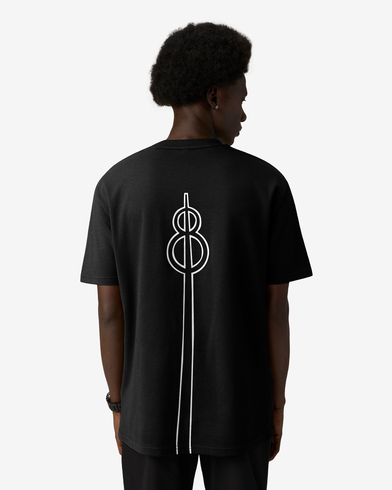 Sonic Boom Reflective T-Shirt - Black