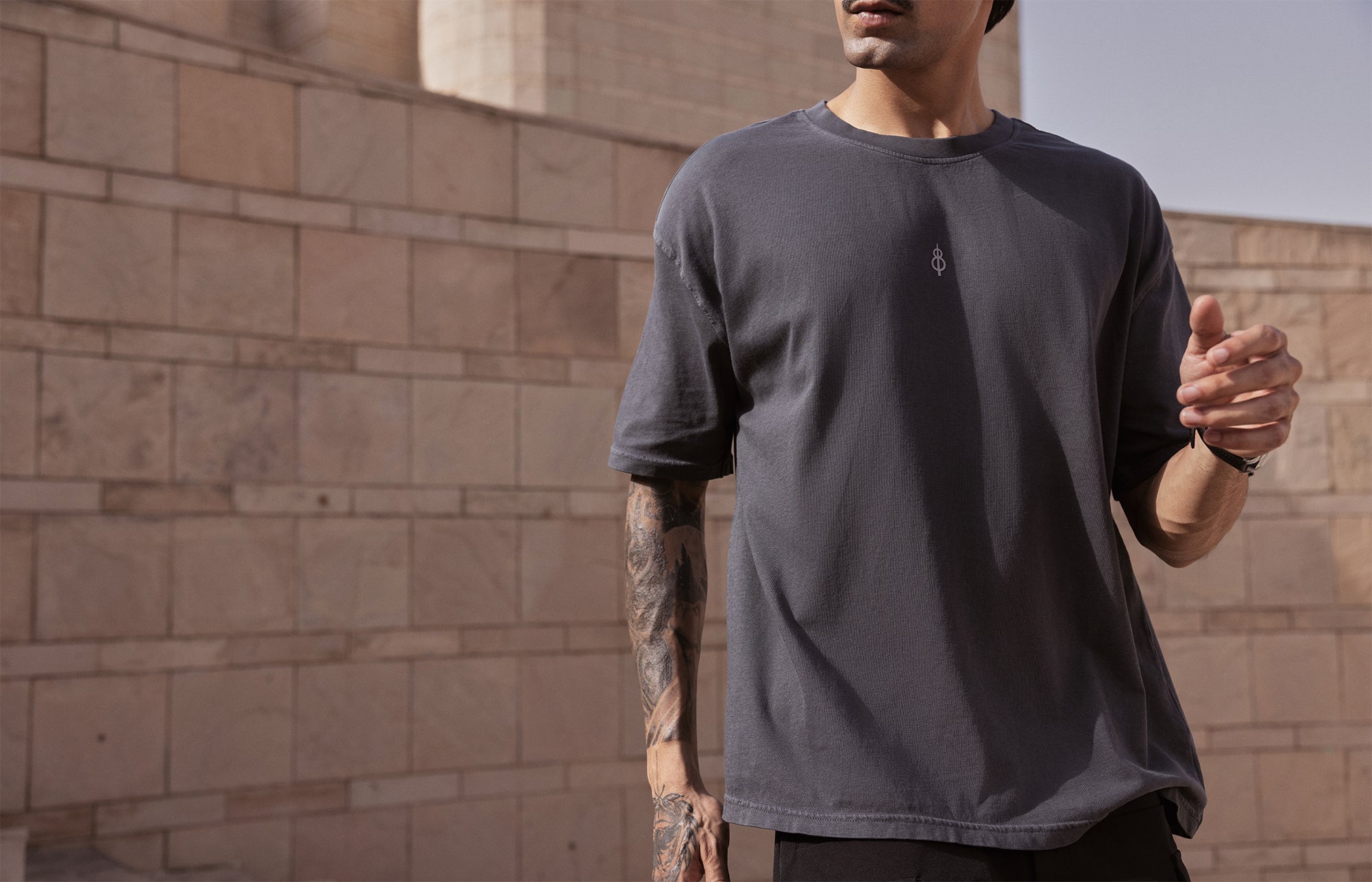 Chakra Tee - Dark Grey